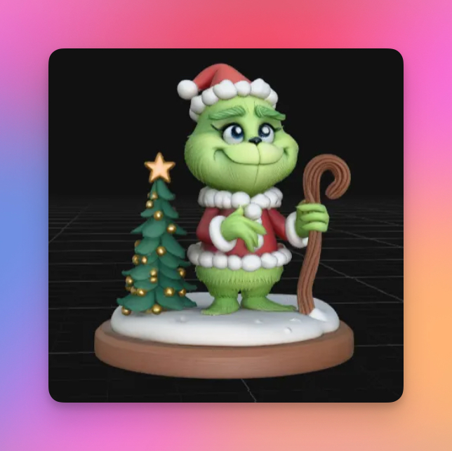 فایل STL سه‌بعدی The Grinch