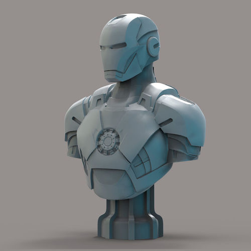 CGTRADER - Ironman Bust