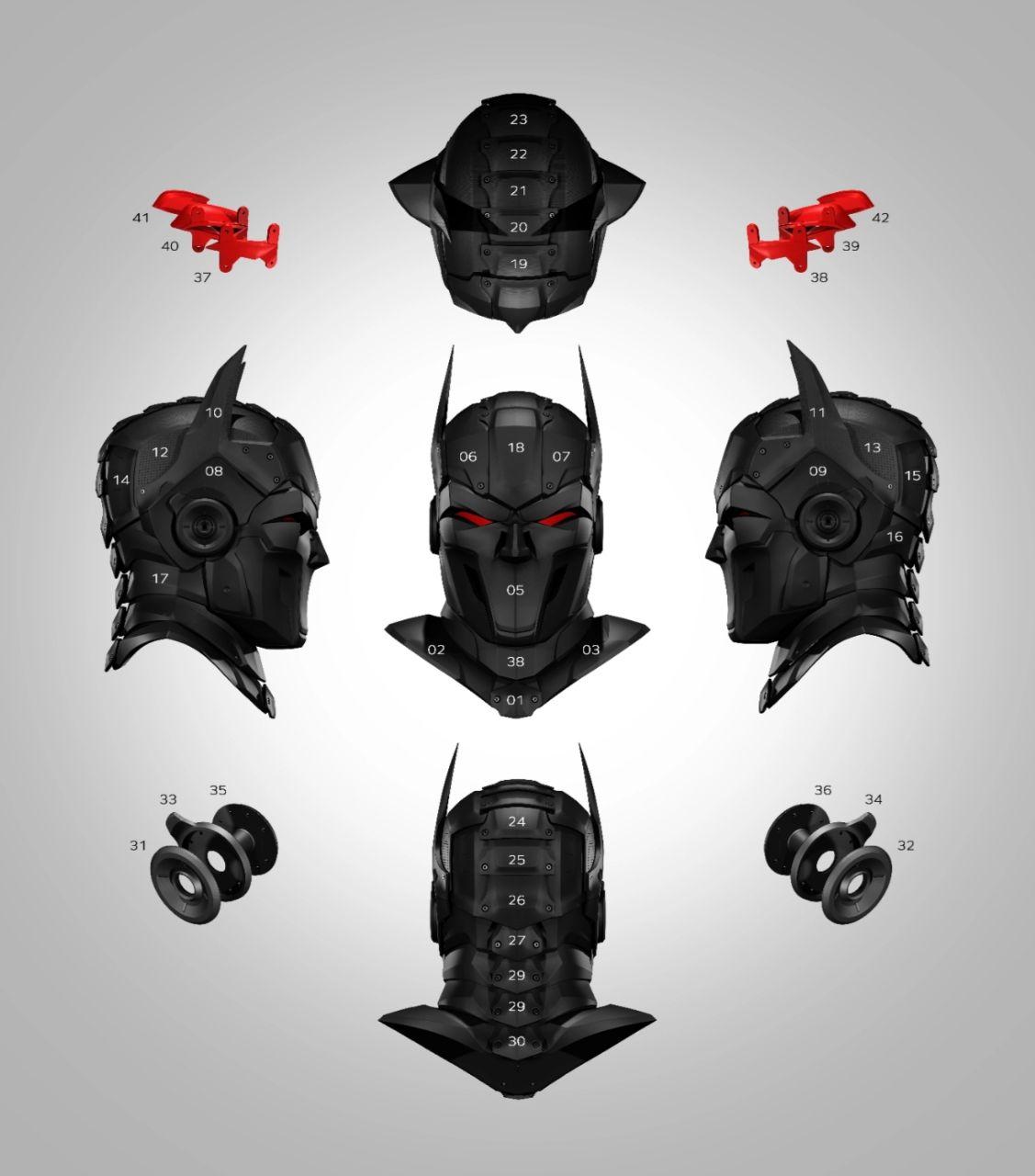 Batman Beyond Mask_3D Model