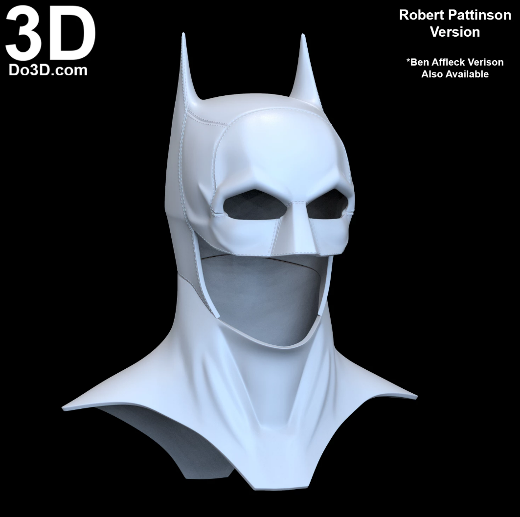 batman 2021 printable helmet