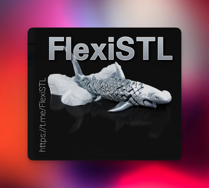 فایل STL سه‌بعدی FlexiSTL Hammerhead_Shark
