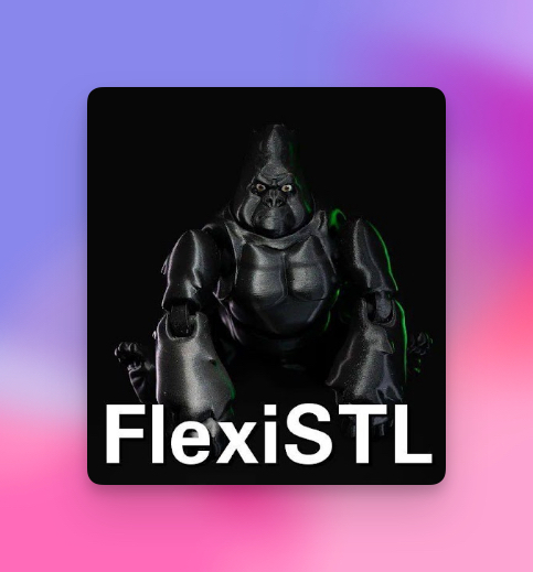 فایل STL سه‌بعدی Flexible Gorilla