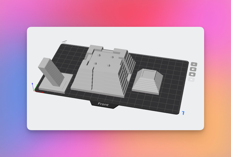 فایل STL سه‌بعدی اهرام مصر pyramid