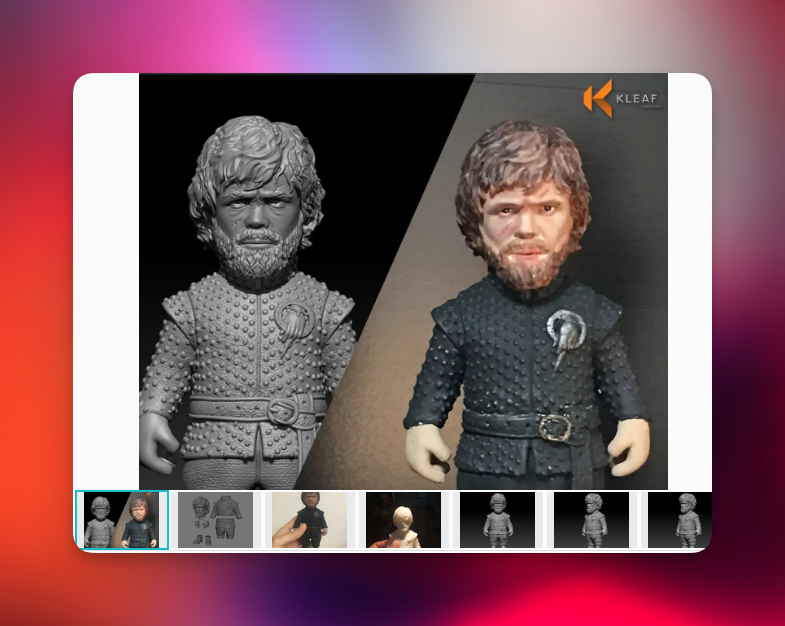 فایل STL سه‌بعدی CGTRADER - Miniatura Tyrion Lannister (GoT)