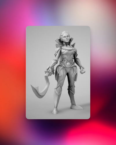 فایل STL سه‌بعدی Diana League of Legends