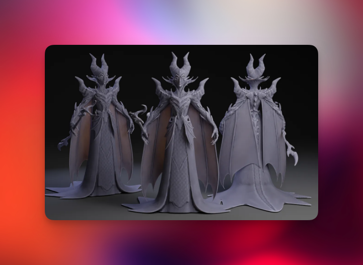 فایل STL سه‌بعدی maleficent