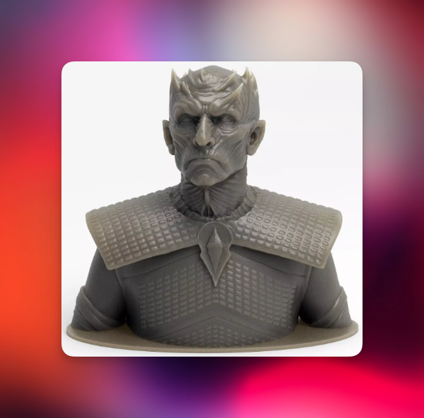 فایل STL سه‌بعدی Miniatura Night King (GoT)