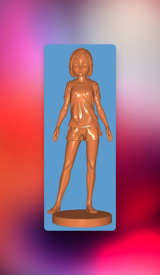 فایل STL سه‌بعدی AnimeGirl01