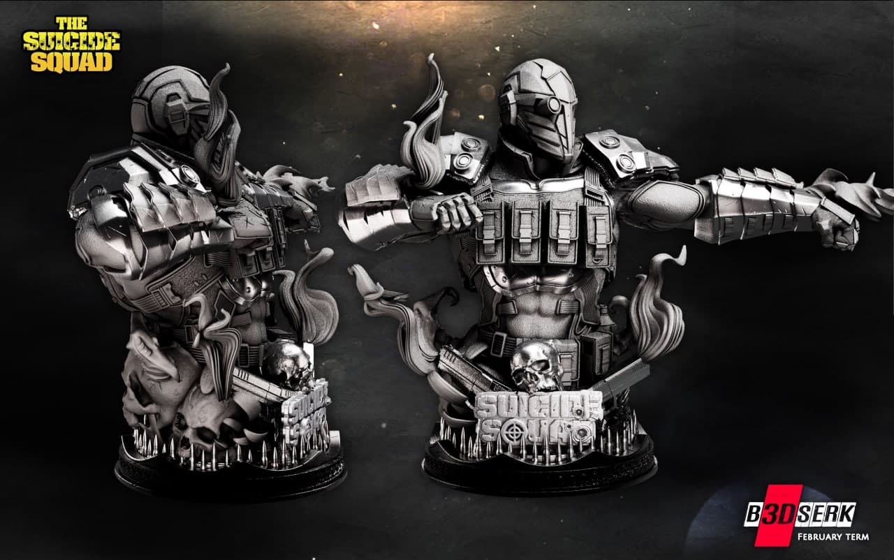B3DSERK - Deadshot Bust 260mm