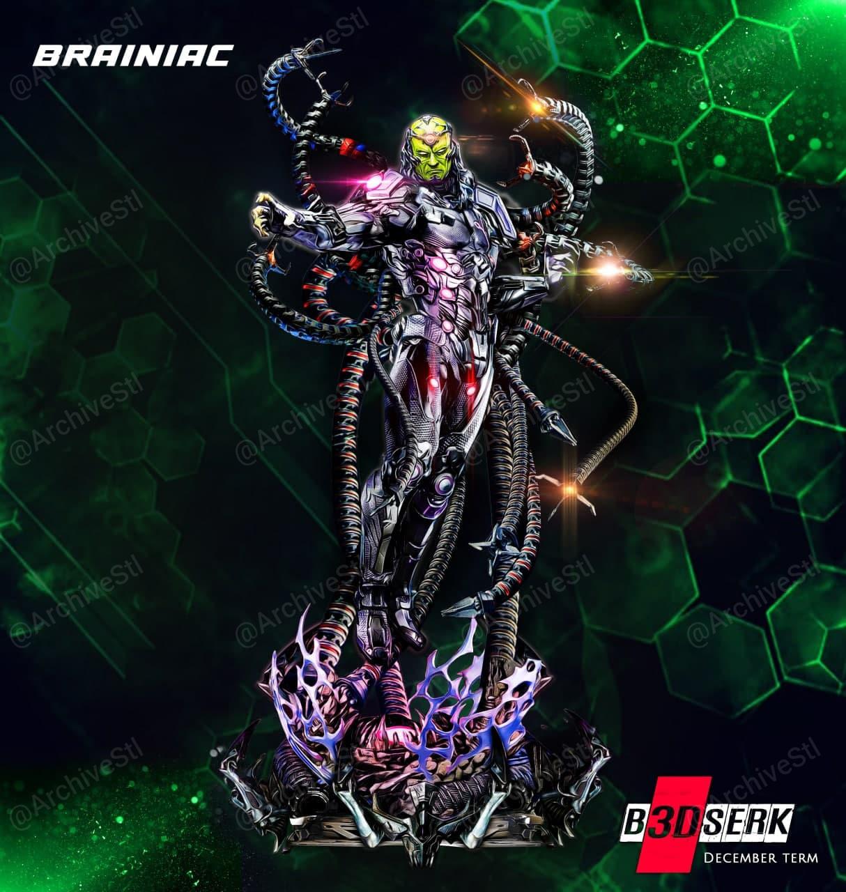 B3DSERK_Brainiac_Sculpture 430mm(Non Supported)