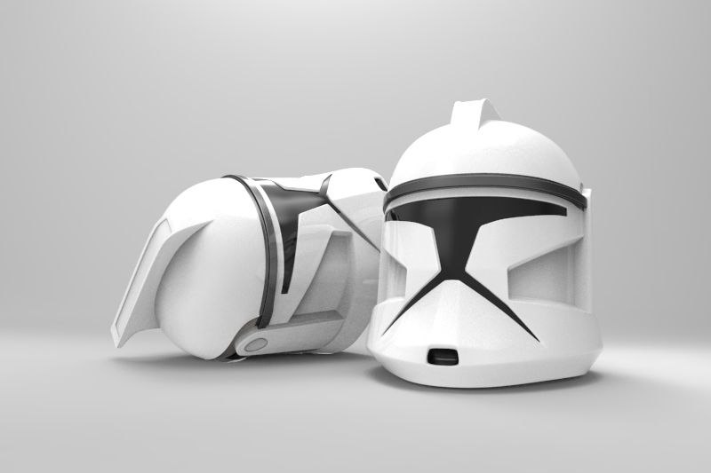 Clone Trooper - Helmet-5 parts