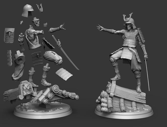 Samurai CGTrader